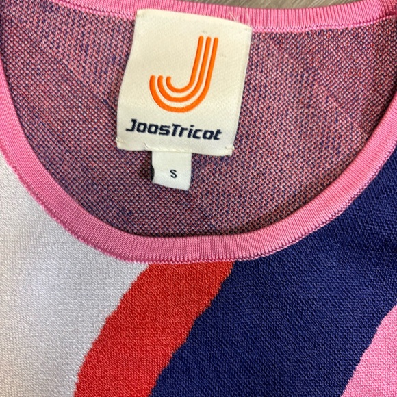 JoosTricot | Spirals Sleeve Crop Top In White Spirals Size S - Picture 7 of 7